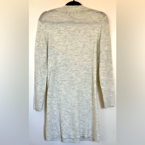 NWT JDY Oversized White Knit Ribbed Long Sleeve O Neck Sweater Dress - Picture 2 of 9
